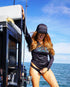 Women's V-neck Knotty Mermaid Performance Shirt - KnottyTails